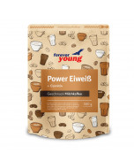forever young Power Eiweiß Nachfüllbeutel Milchkaffee