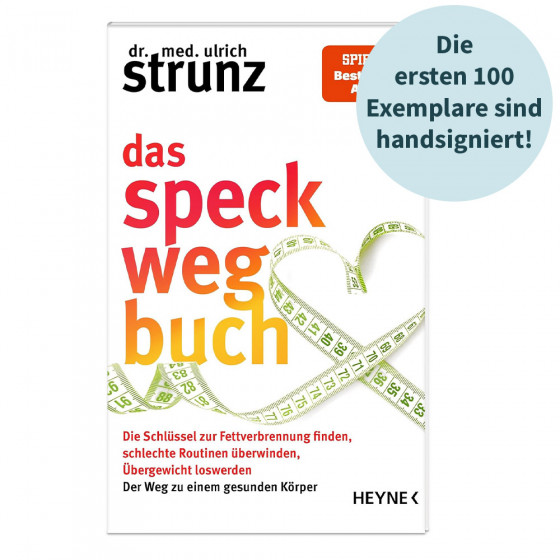 Dr. Strunz - das speck weg buch - Handsignierung