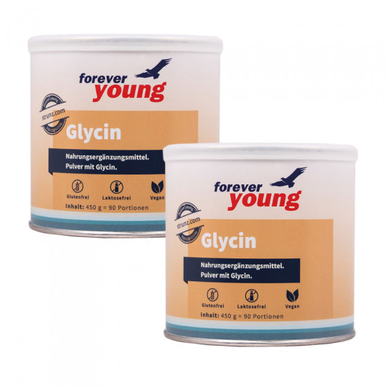 Glycin kaufen - Glycin Pulver | 2er-Set