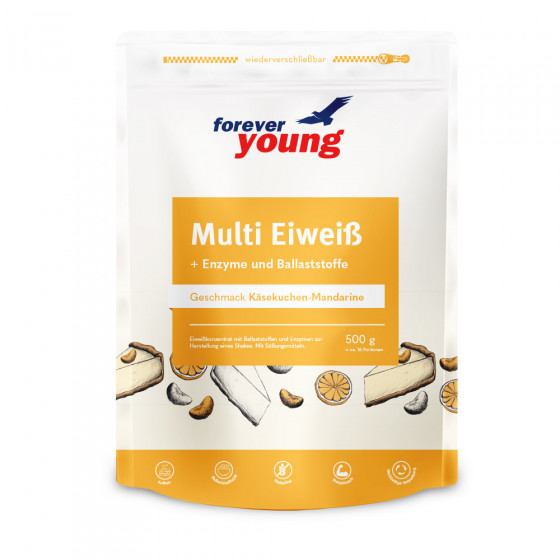 forever young Multi Eiweiß Käsekuchen-Mandarine