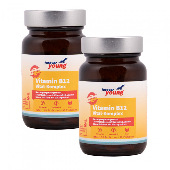 Vitamin B12 Komplex Lutschtabletten 2er-Set
