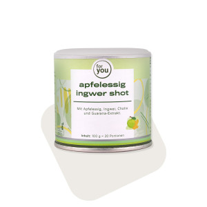 for you apfelessig ingwer shot - Pulver