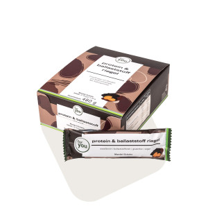 for you protein & ballaststoff riegel - Mandel-Schoko 12er-Pack
