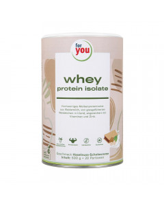 for you whey protein isolate Haselnuss-Schokocreme