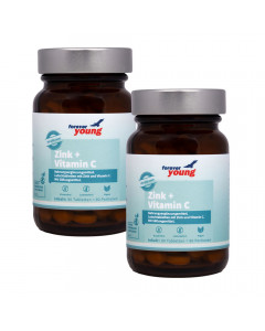 forever young Zink + Vitamin C - Lutschtabletten 2er-Set