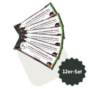for you protein & ballaststoff riegel - Mandel-Schoko 12er-Pack