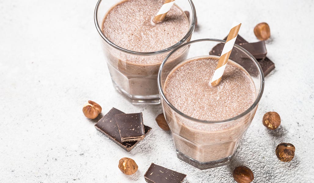 Eiweißshake mit Kokosmilch