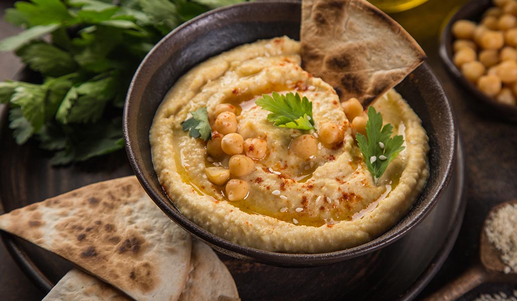 Cremiger Protein-Hummus